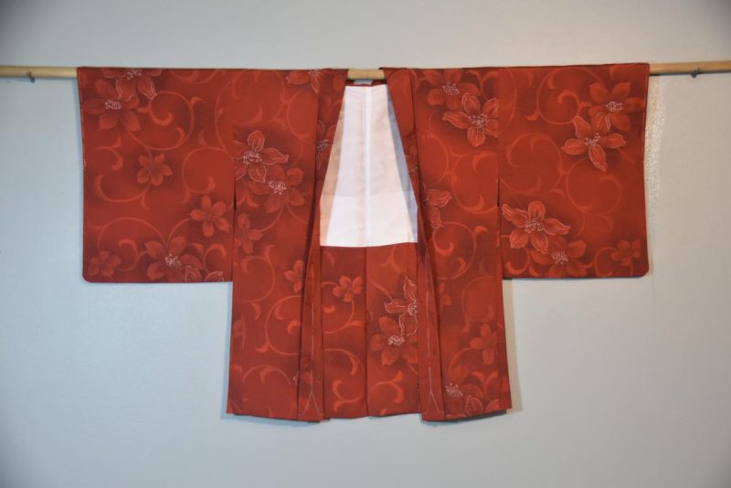Vintage Japanese Silk Haori Jacket - Image 3