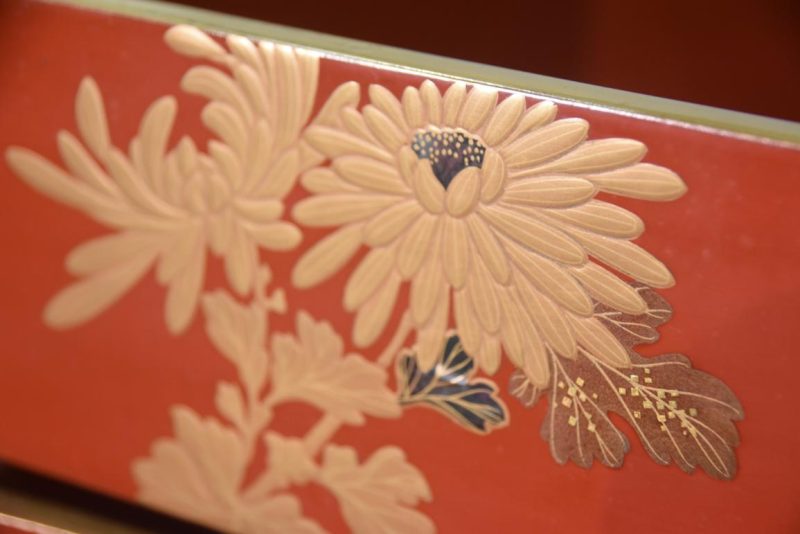 Maki-E Jubako Lacquer Box  Height:510mm