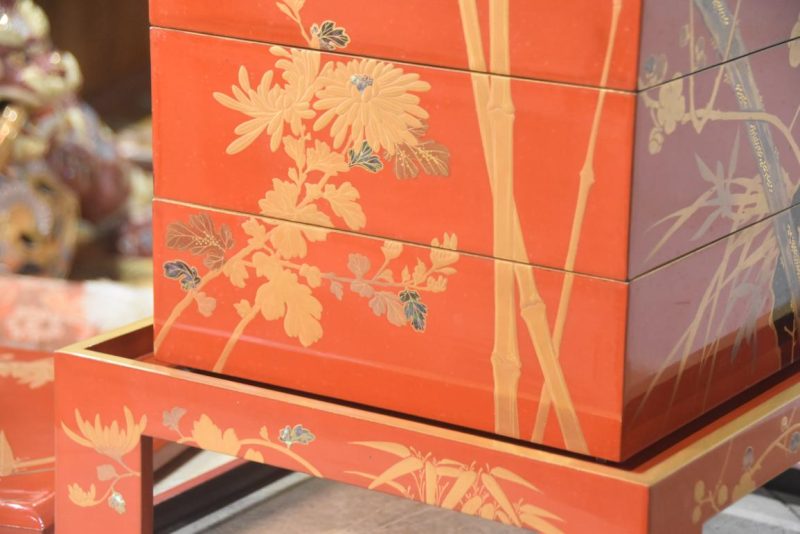 Maki-E Jubako Lacquer Box  Height:510mm - Image 4