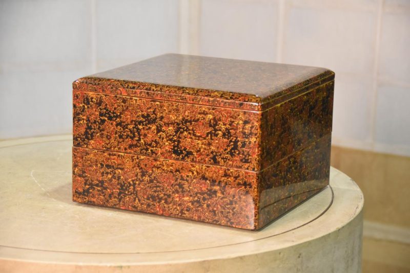 Japanese Wakasa Lacquered Jubako Width:245mm
