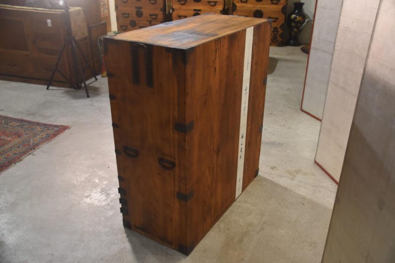 Meiji Period Kyoto Region Merchant Chest Width:935mm - Image 11