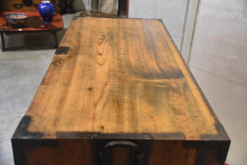 Meiji Period Kyoto Region Merchant Chest Width:935mm - Image 5