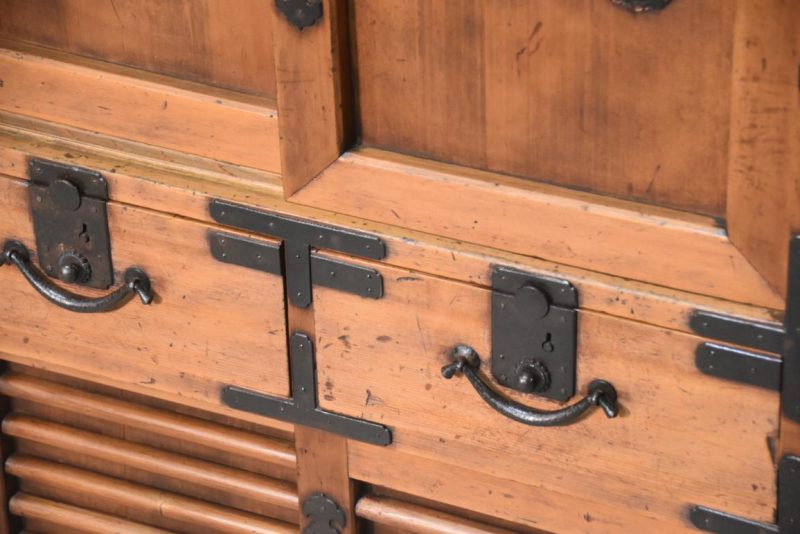 Meiji Period Kyoto Region Merchant Chest Width:935mm - Image 2