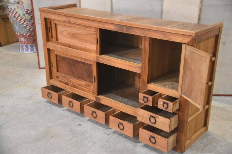 Japanese Gifu Region Mizuya Dansu Sideboard Width:1660mm - Image 7