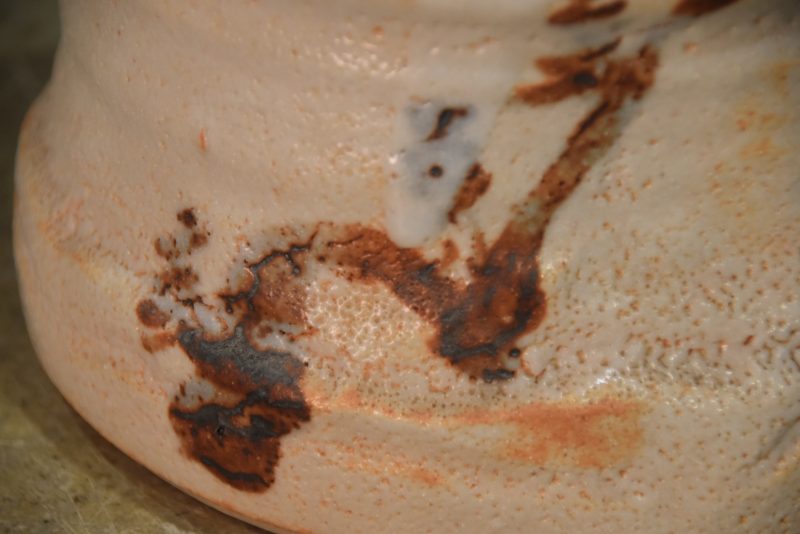 Shino Pottery Mizuzashi Width:180mm - Image 2
