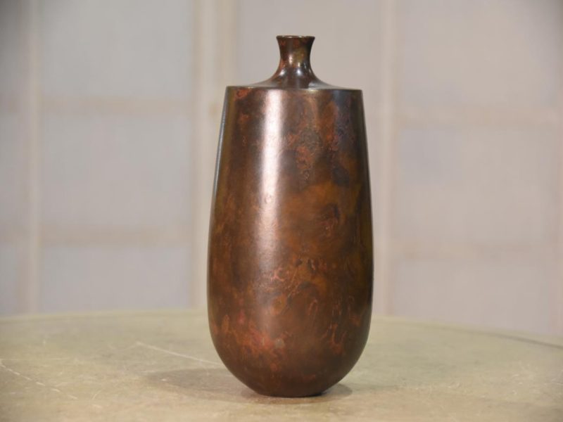 Vintage Murashido Bronze Vase Width:85mm - Image 3