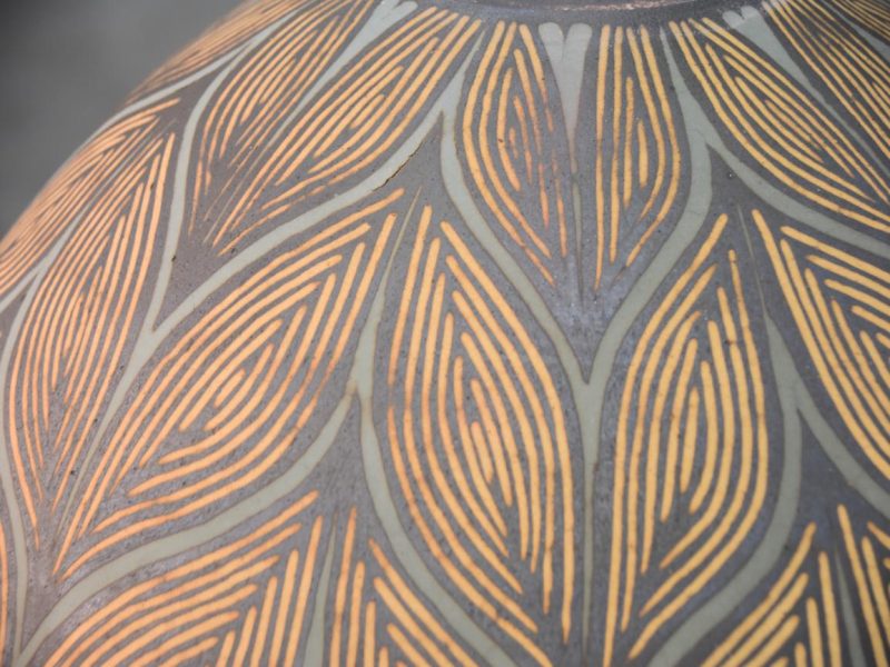 Large Studio Pottery Bowl Width:490mm - Image 5