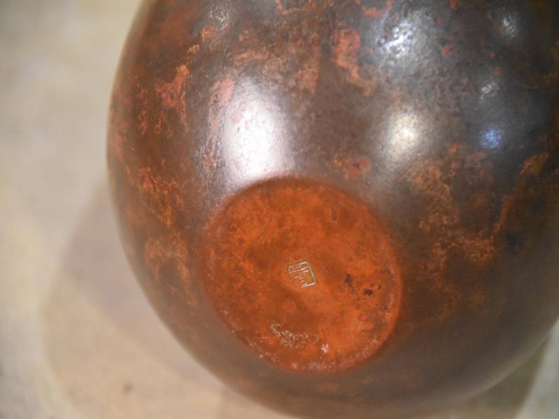Vintage Murashido Bronze Vase Width:85mm - Image 8