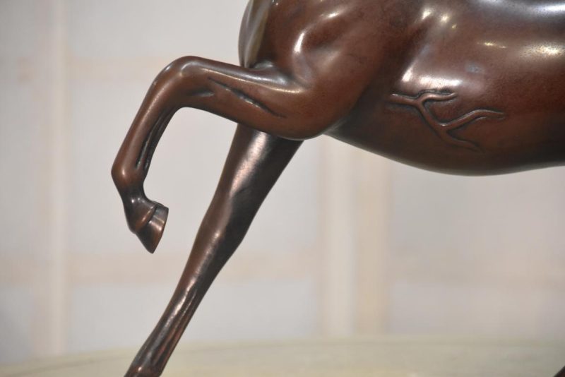 Japanese Bronze Horse - Image 3