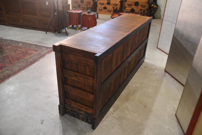 Antique Multi Drawer Japanese Sideboard Width:1845mm - Image 12