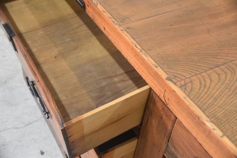 Antique Multi Drawer Japanese Sideboard Width:1845mm - Image 8