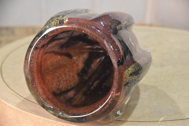 Japanese Art Glass Vase Width:200mm - Image 7