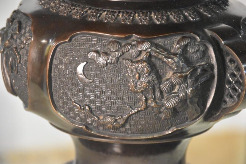 Bronze Usubata Vase Width:330mm - Image 7