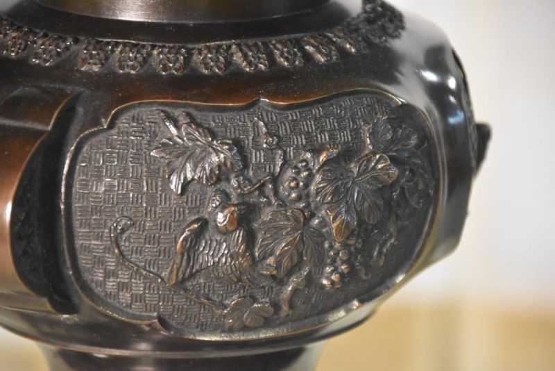 Bronze Usubata Vase Width:330mm - Image 6