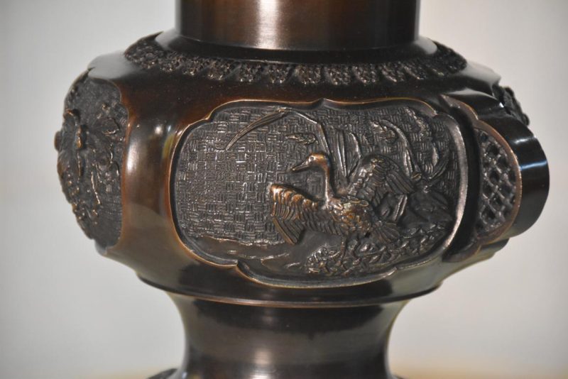 Bronze Usubata Vase Width:330mm - Image 5
