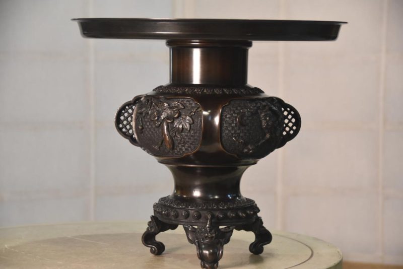 Bronze Usubata Vase Width:330mm - Image 3