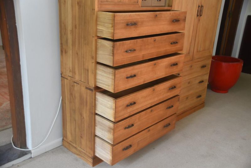 Pair of Vintage Wedding Chest (4 Sections and base) Width:1883mm - Image 5