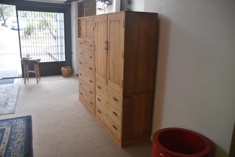 Pair of Vintage Wedding Chest (4 Sections and base) Width:1883mm - Image 11