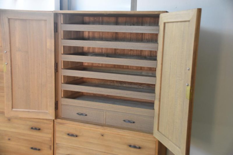 Pair of Vintage Wedding Chest (4 Sections and base) Width:1883mm - Image 8