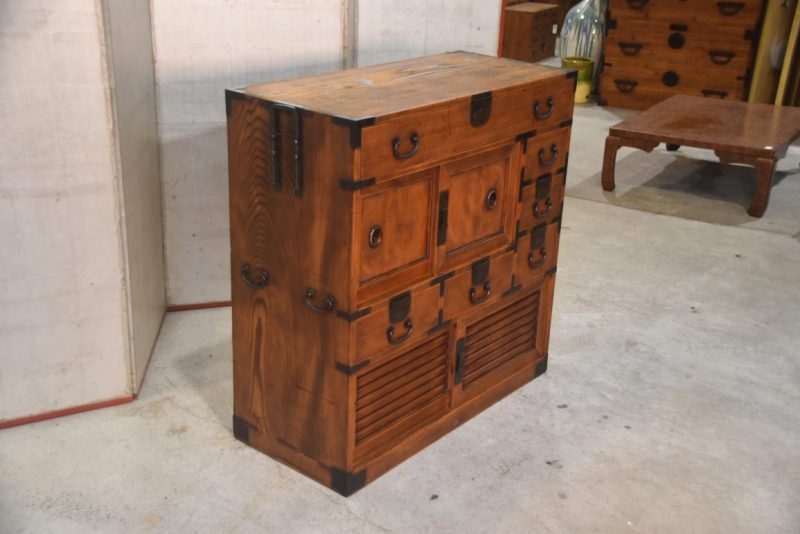 Japanese Choba Dansu Merchant Chest Width:910mm's - Image 11