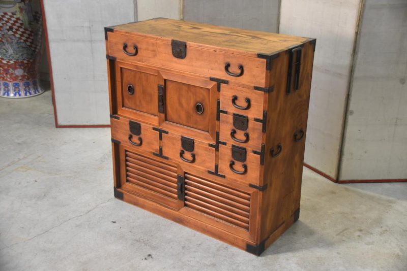 Japanese Choba Dansu Merchant Chest Width:910mm's - Image 5