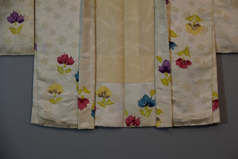 Silk Haori Jacket Water Colour Floral - Image 7