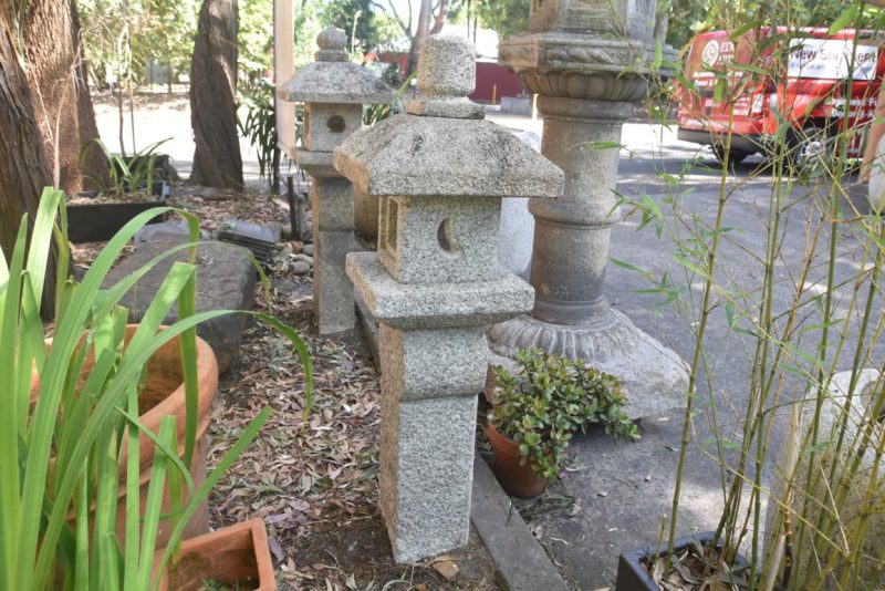 Vintage Oribe Granite Garden Lantern Height:1350mm - Image 7
