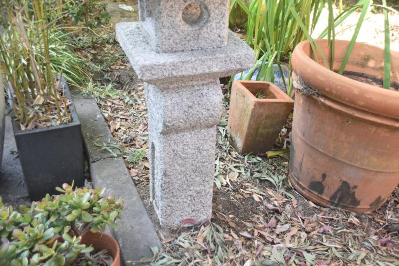 Vintage Oribe Granite Garden Lantern Height:1350mm - Image 5