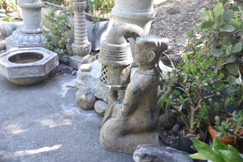Chinese Bronze Sage Lantern Height:910mm - Image 4