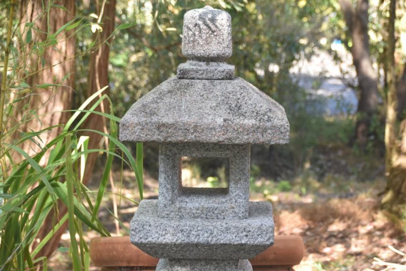 Vintage Oribe Granite Garden Lantern Height:1350mm - Image 2
