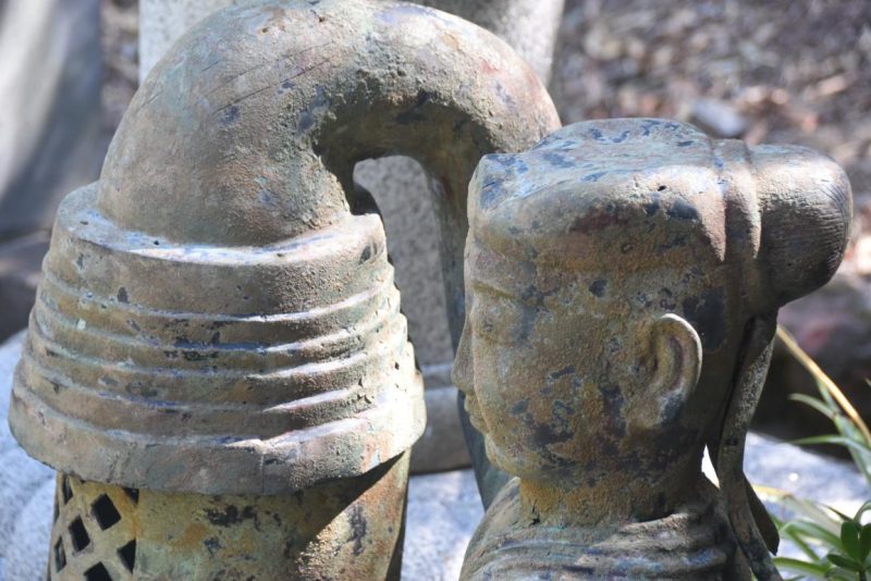 Chinese Bronze Sage Lantern Height:910mm - Image 5