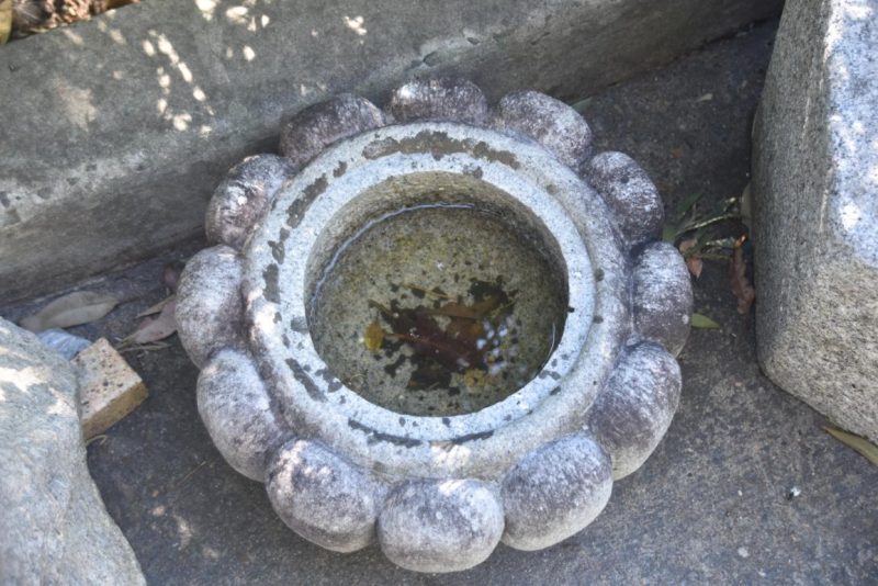 Japanese Granite Chrysanthemum Basin Width:375mm - Image 5