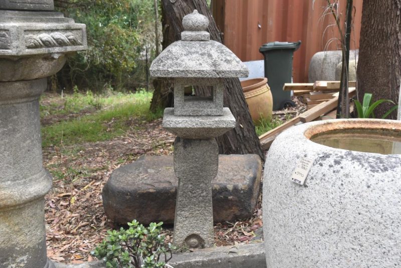 Vintage Oribe Granite Garden Lantern Height:1400mm