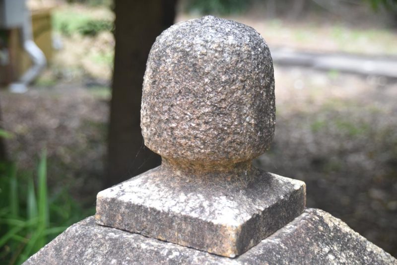 Vintage Oribe Granite Garden Lantern Height:1300mm - Image 5