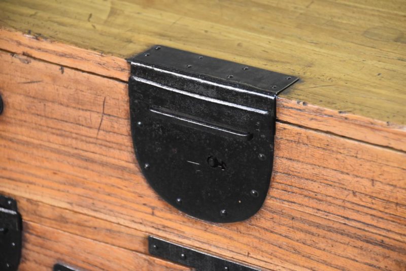Meiji Period Tokyo Region Merchant Chest Width:780mm - Image 2