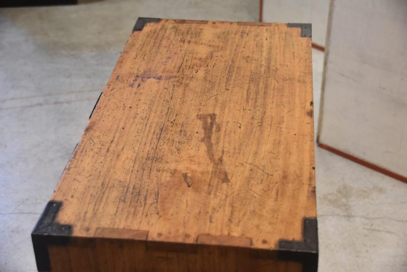 Meiji Period Tokyo Region Merchant Chest Width:680mm - Image 7