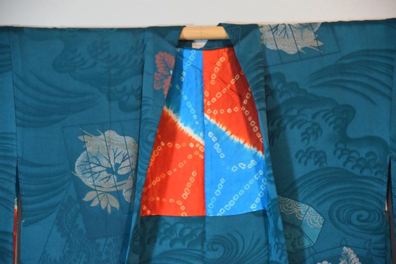 Vintage Japanese Silk Haori Jacket - Image 5