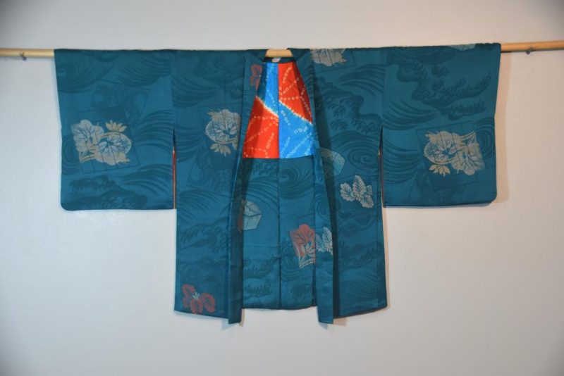 Vintage Japanese Silk Haori Jacket - Image 4