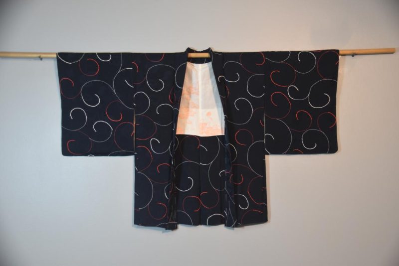 Vintage Japanese Silk Haori Jacket - Image 5