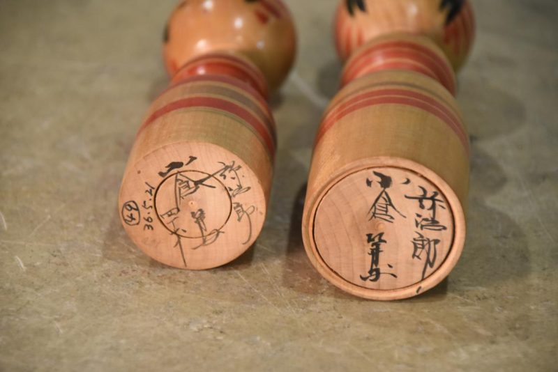Kokeshi Dolls Sisters Height:195mm - Image 2