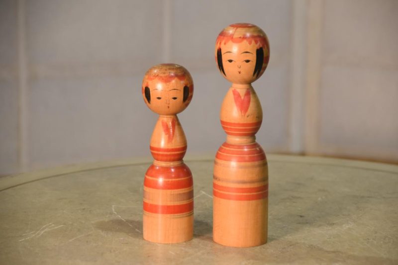 Kokeshi Dolls Sisters Height:195mm