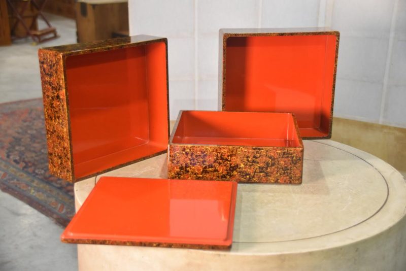 Japanese Wakasa Lacquered Jubako Width:245mm - Image 5