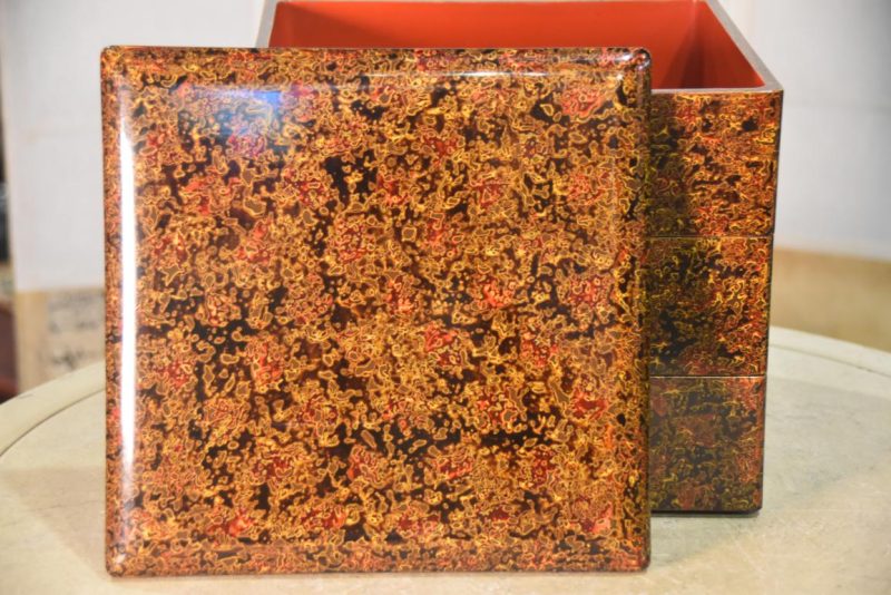 Japanese Wakasa Lacquered Jubako Width:245mm - Image 4