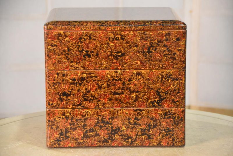 Japanese Wakasa Lacquered Jubako Width:245mm - Image 3