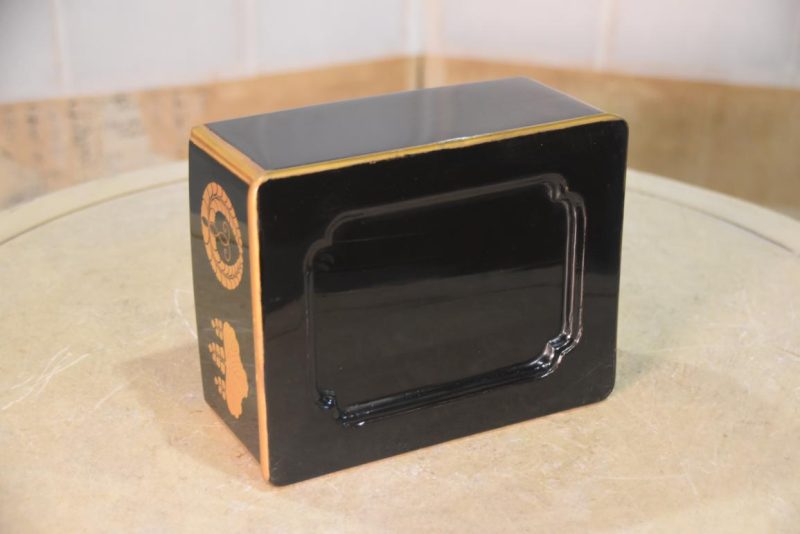 Lacquer Book Box with Gold Detail  Height:105mm - Image 3