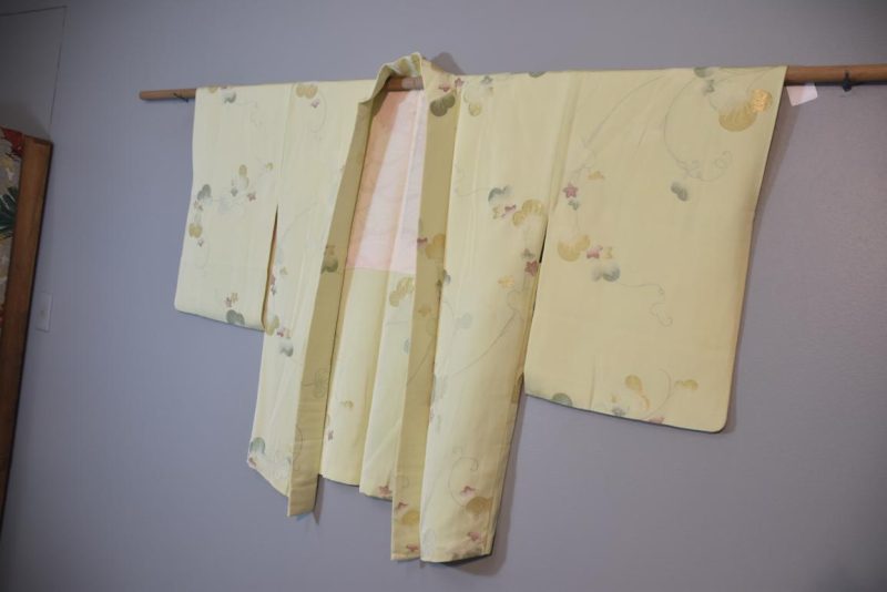 Pistachio Silk Haori Jacket - Image 6