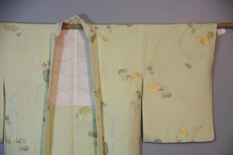 Pistachio Silk Haori Jacket - Image 3