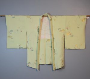 Pistachio Silk Haori Jacket