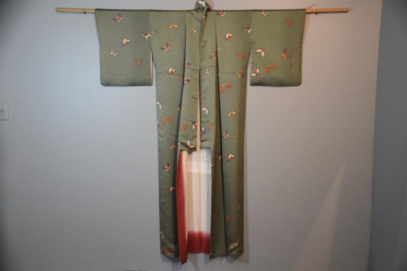 Butterfly Design Soft Japanese Silk Kimono - Image 5
