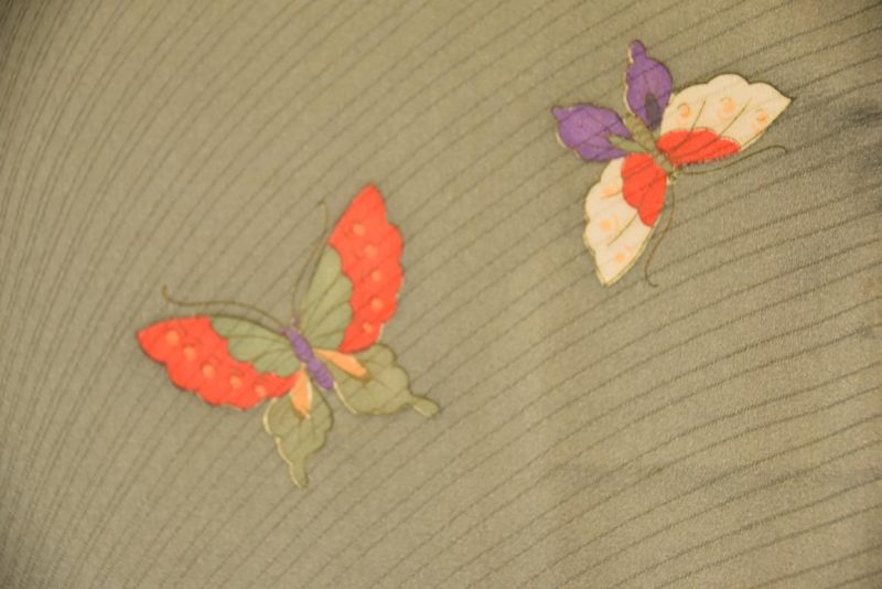 Butterfly Design Soft Japanese Silk Kimono - Image 2